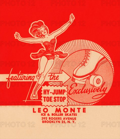 Leo Monte Ice & Roller Skates 1950