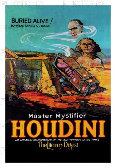 Literary Digest: Houdini Buried Alive