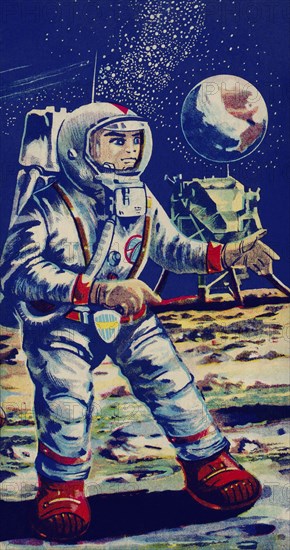 Moon Astronaut 1950
