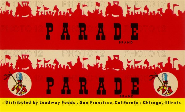 Parade Broom Label 1910