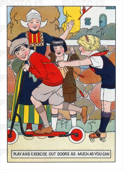 Play and Exercise Out Doors as Much as You Can 1926