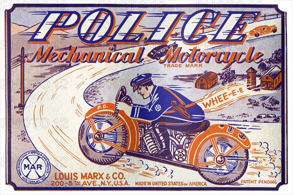 Police Mechanical Motorcycle 1950
