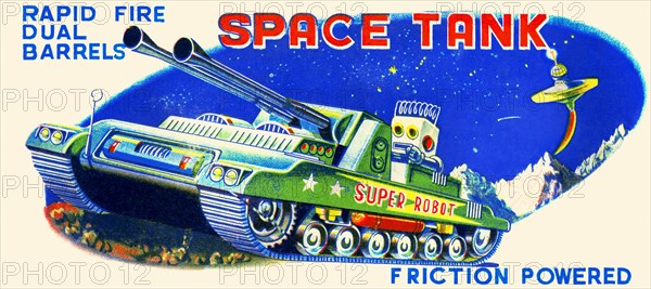 Rapid Fire Dual Barrell Space Tank 1950