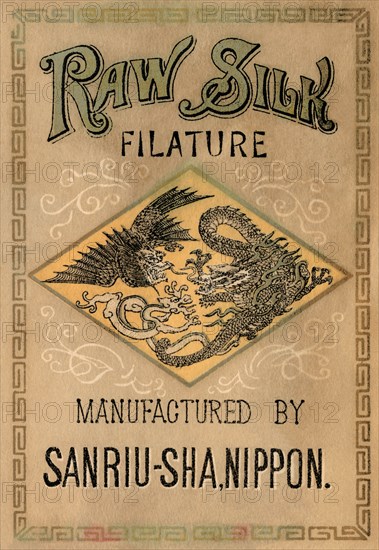 Raw Silk Filature by SanRiu-Sha, Nippon 1891