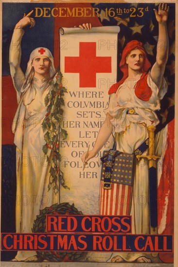 Red Cross Christmas roll call December 16th to 23rd  1918