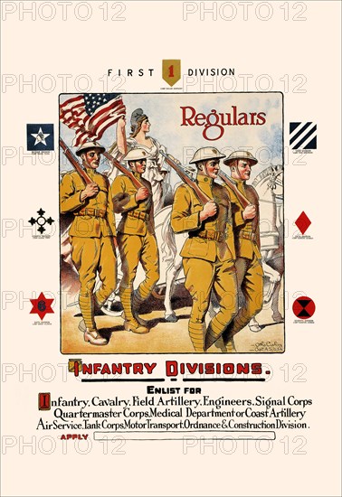 Regulars, Infantry Divisions 1919