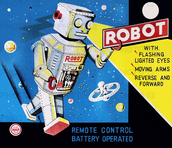 Robot with Flashing Lighted Eyes 1950