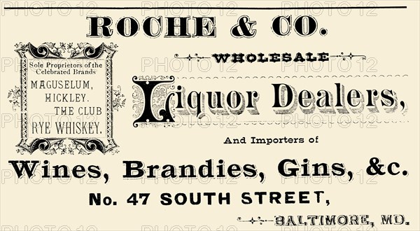 Roche & Co. Wholesale Liquor Dealers