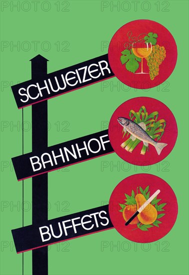 Schweizer Bahnhof Buffets 1933