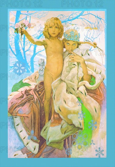 Snow Queen and Child 1922