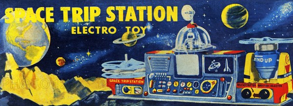 Space Trip Station Electro Toy 1950