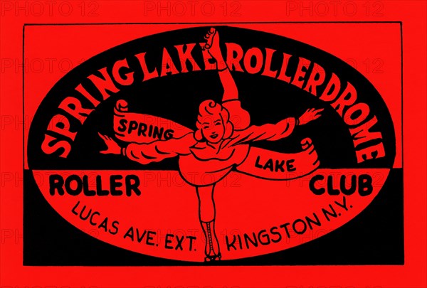 Spring Lake Rollerdome Roller Club 1950
