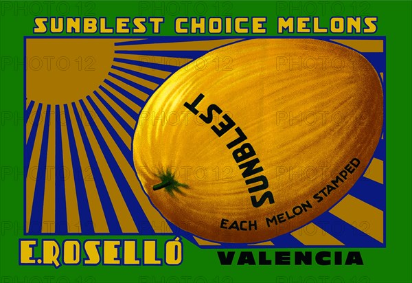 Sunblest Brand Melons