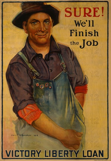 Sure! We'll finish the job Victory Liberty Loan 1918