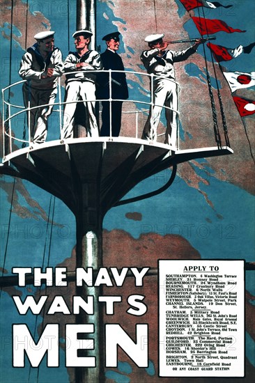 The navy wants men 1915