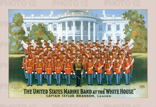 The United States Marine Band at the White House 1928