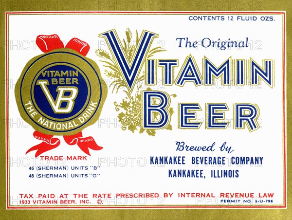 Vitamin Beer 1933
