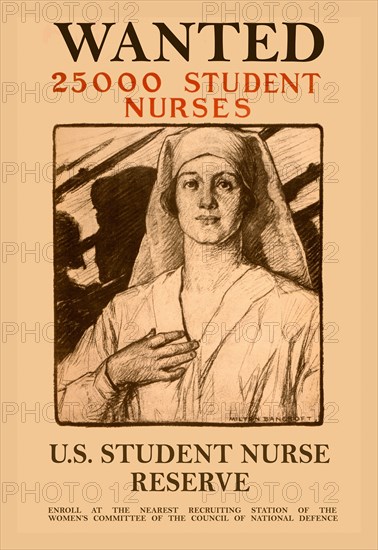 Wanted 25,000 Student Nurses 1917