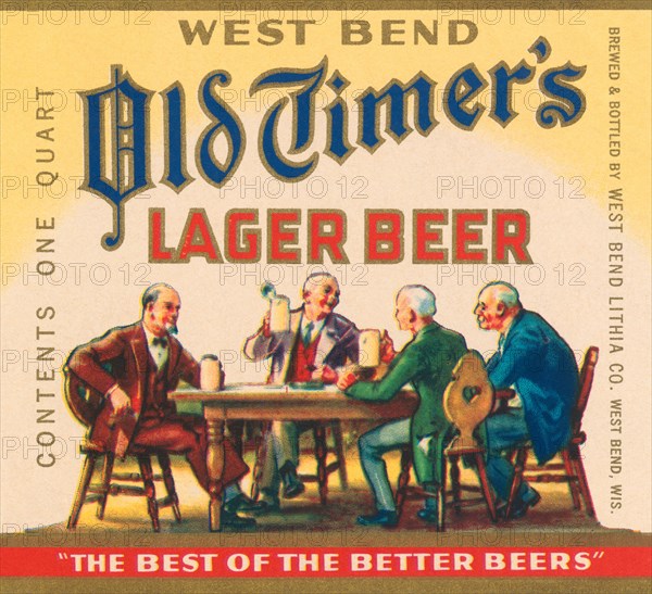 West Bend Old Timer's Lager Beer