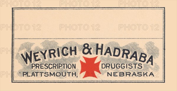 Weyrich & Hadraba Prescription Druggists 1920