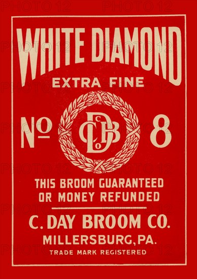White Diamond Extra Fine Boom Label 1910
