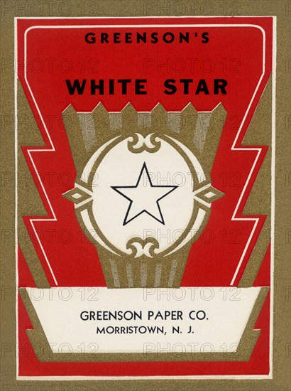 White Star Broom Label