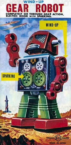 Wind-up Gear Robot 1950