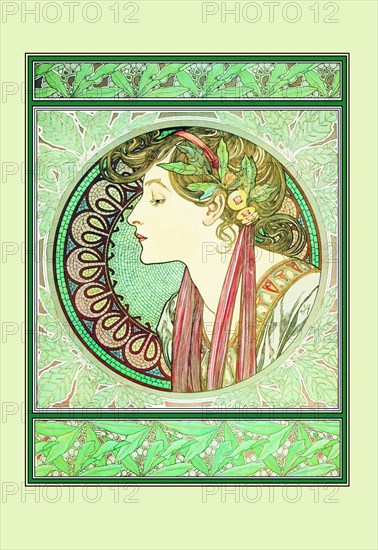 Woman's Profile 1898