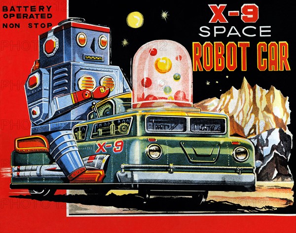 X-9 Space Robot Car 1950