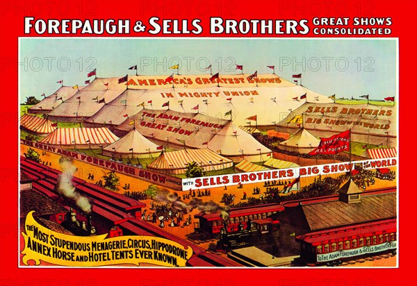 Forepaugh and Sells Brothers Great Show Consolidated 1900