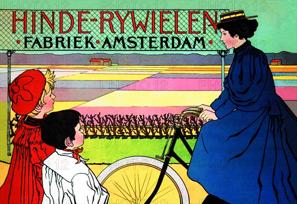 Hinde-Rywielen Factory in Amsterdam 1896