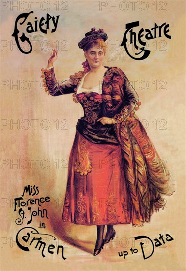 Gaiety Theatre: Miss Florence St. John in Carmen up to Data