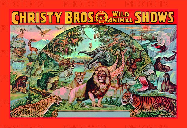 Christy Bros. 5 Ring Wild Animal Shows