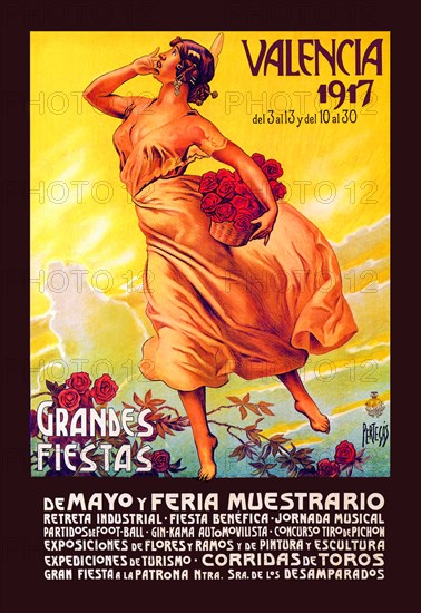 Valencia: Grande Fiestas de Mayo, 1917