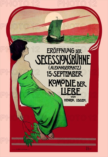 Poster for an Ibsen Play 1900