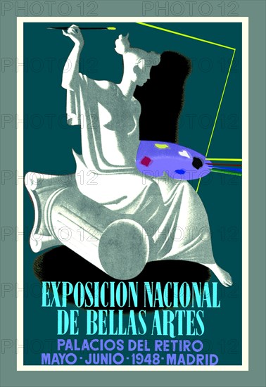 Exposicion Nacional de Bella Artes: Palacios del Retiro 1948