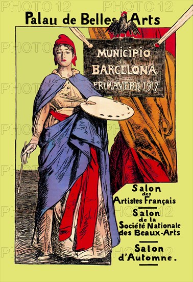 Palau de Belles Artes: Salon des PAINTERes Francais 1917