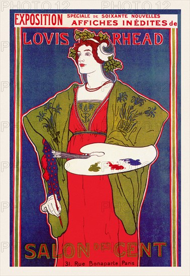 Exposition Speciale de Soixante Nouvelles Affiches Inedites de Louis Rhead 1897