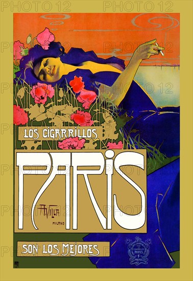 Cigarrillos Paris son los mejores 1900