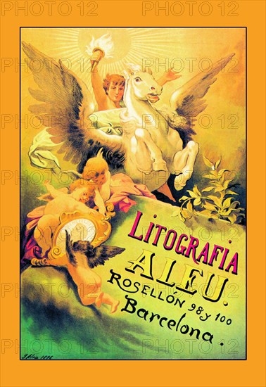 Lithografia Aleu 1896