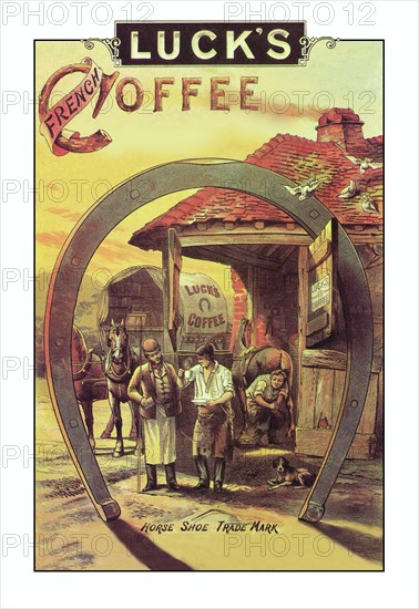 Luck's French Coffee 1885