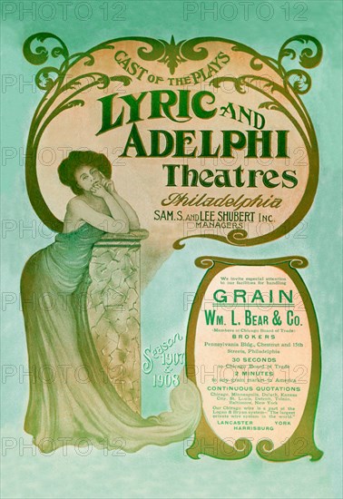 Lyric And Adelphi Theatres 1900