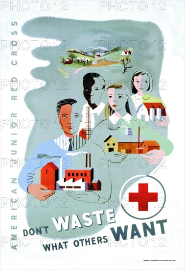 Don't Waste What Others Want: American Junior Red Cross 1948