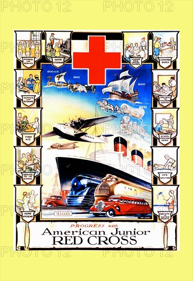 Progress with American Junior Red Cross 1936