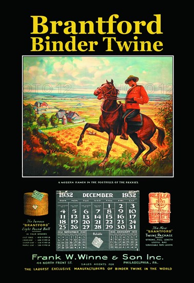 Brantford Binder Twine, 1932 1932