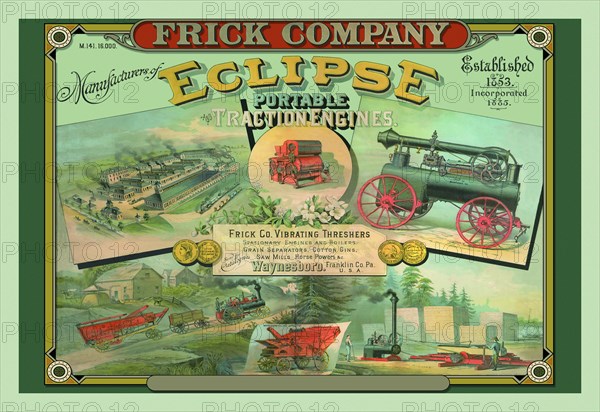 Frick Company - Eclipse Portable Traction Engines