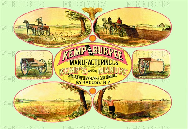 Kemp's Patent Manure Spreader