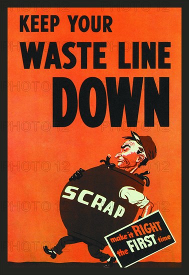 Keep Your Waste Line Down 1943