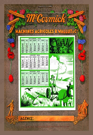 McCormick Machines Agricoles 1928