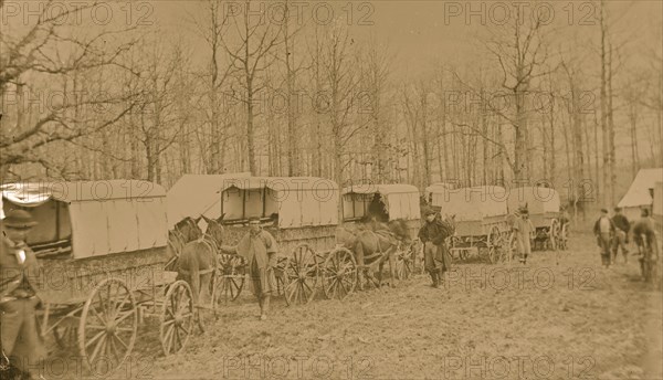 Washington, District of Columbia. Ambulance train at Harewood Hospital. Miller. (v.7, p. 313 - Ambulance train at City Point, Va. 1863